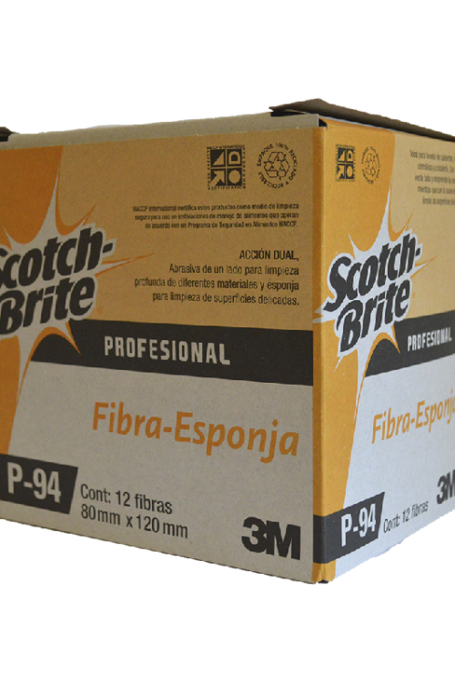 Fibra verde con esponja Scotch Brite P94